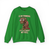 If I'm Standing, It's Against My Will – Slouchy Zombie Sweatshirt